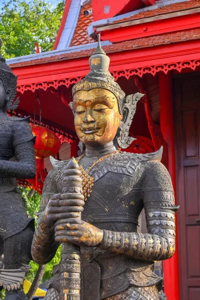 องค์ท้าวเวสสุวรรณโณ วัดจุฬามณี (ภาพที่ 116)