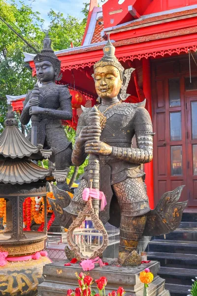 องค์ท้าวเวสสุวรรณโณ วัดจุฬามณี (ภาพที่ 117)