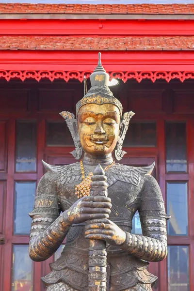 องค์ท้าวเวสสุวรรณโณ วัดจุฬามณี (ภาพที่ 118)