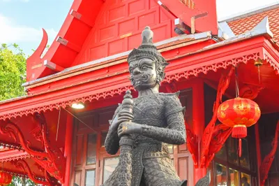องค์ท้าวเวสสุวรรณโณ วัดจุฬามณี (ภาพที่ 121)