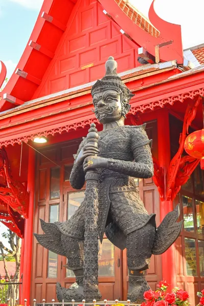 องค์ท้าวเวสสุวรรณโณ วัดจุฬามณี (ภาพที่ 122)