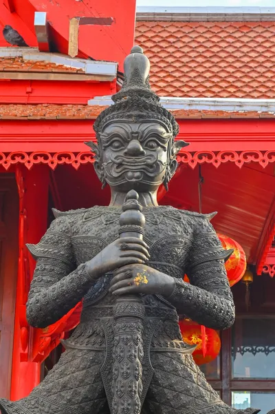 องค์ท้าวเวสสุวรรณโณ วัดจุฬามณี (ภาพที่ 125)