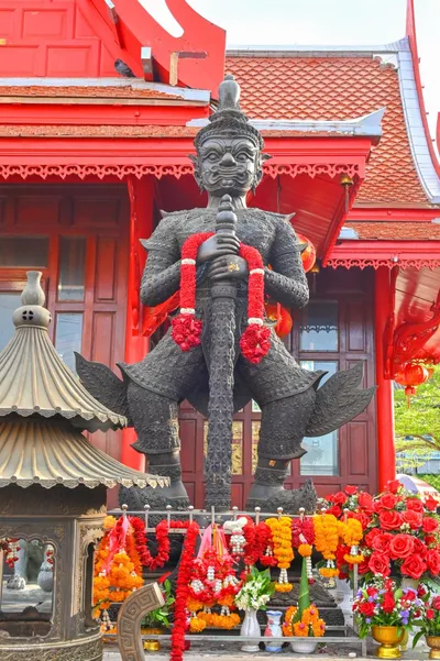 องค์ท้าวเวสสุวรรณโณ วัดจุฬามณี (ภาพที่ 126)