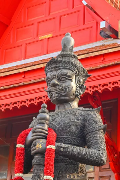 องค์ท้าวเวสสุวรรณโณ วัดจุฬามณี (ภาพที่ 128)