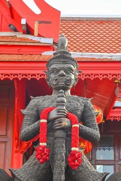 องค์ท้าวเวสสุวรรณโณ วัดจุฬามณี (ภาพที่ 131)