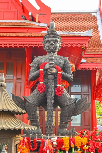 องค์ท้าวเวสสุวรรณโณ วัดจุฬามณี (ภาพที่ 132)