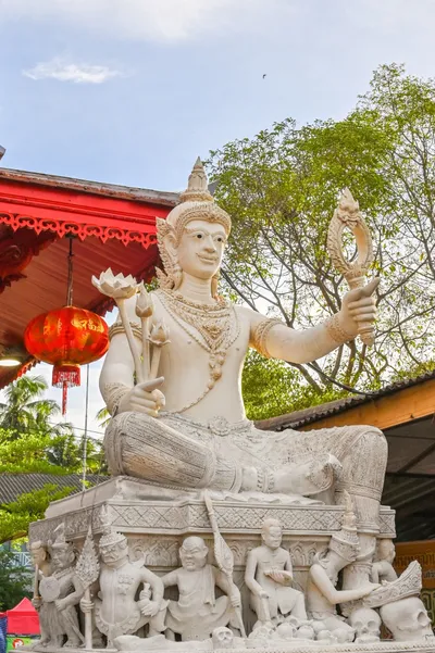 องค์ท้าวเวสสุวรรณโณ วัดจุฬามณี (ภาพที่ 133)