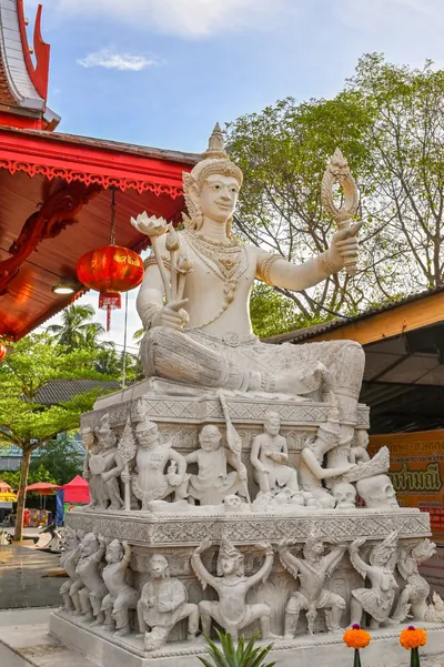 องค์ท้าวเวสสุวรรณโณ วัดจุฬามณี (ภาพที่ 134)