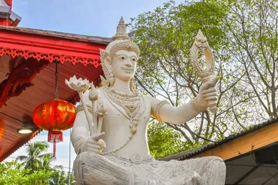 องค์ท้าวเวสสุวรรณโณ วัดจุฬามณี (ภาพที่ 136)
