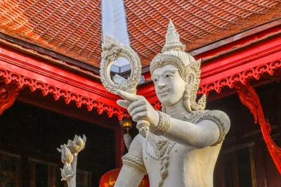 องค์ท้าวเวสสุวรรณโณ วัดจุฬามณี (ภาพที่ 137)