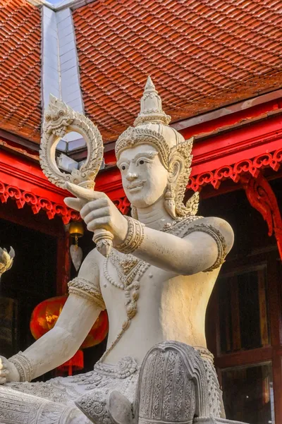 องค์ท้าวเวสสุวรรณโณ วัดจุฬามณี (ภาพที่ 138)