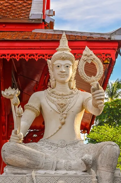 องค์ท้าวเวสสุวรรณโณ วัดจุฬามณี (ภาพที่ 142)