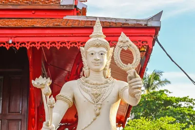องค์ท้าวเวสสุวรรณโณ วัดจุฬามณี (ภาพที่ 143)