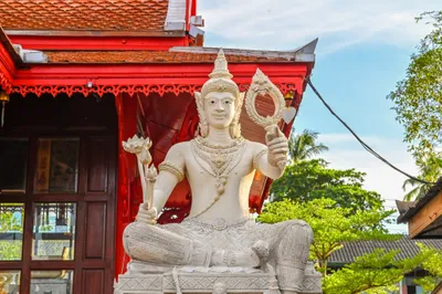 องค์ท้าวเวสสุวรรณโณ วัดจุฬามณี (ภาพที่ 145)