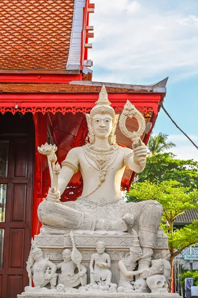 องค์ท้าวเวสสุวรรณโณ วัดจุฬามณี (ภาพที่ 146)