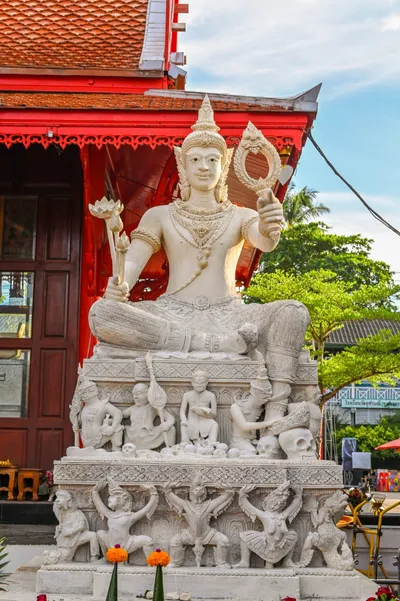 องค์ท้าวเวสสุวรรณโณ วัดจุฬามณี (ภาพที่ 147)