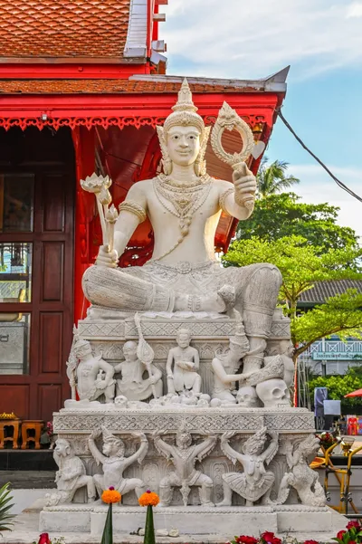องค์ท้าวเวสสุวรรณโณ วัดจุฬามณี (ภาพที่ 148)