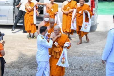 ประมวลภาพพิธีฉลองตราตั้ง–พัดยศ เจ้าคณะอำเภออัมพวา วัดจุฬามณี ปี ๒๕๖๖