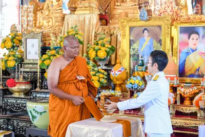 ประมวลภาพพิธีฉลองตราตั้ง–พัดยศ เจ้าคณะอำเภออัมพวา วัดจุฬามณี ปี ๒๕๖๖