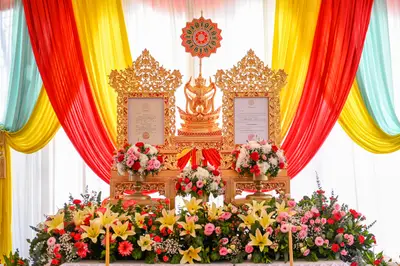 ประมวลภาพพิธีฉลองตราตั้ง–พัดยศ เจ้าคณะอำเภออัมพวา วัดจุฬามณี ปี ๒๕๖๖