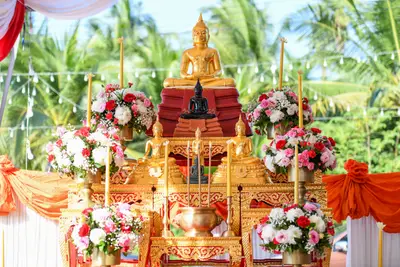 ประมวลภาพพิธีฉลองตราตั้ง–พัดยศ เจ้าคณะอำเภออัมพวา วัดจุฬามณี ปี ๒๕๖๖