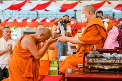 ประมวลภาพพิธีฉลองตราตั้ง–พัดยศ เจ้าคณะอำเภออัมพวา วัดจุฬามณี ปี ๒๕๖๖