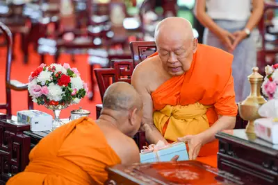 ประมวลภาพพิธีฉลองตราตั้ง–พัดยศ เจ้าคณะอำเภออัมพวา วัดจุฬามณี ปี ๒๕๖๖
