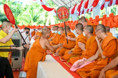 ประมวลภาพพิธีฉลองตราตั้ง–พัดยศ เจ้าคณะอำเภออัมพวา วัดจุฬามณี ปี ๒๕๖๖