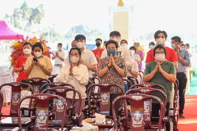 ประมวลภาพพิธีฉลองตราตั้ง–พัดยศ เจ้าคณะอำเภออัมพวา วัดจุฬามณี ปี ๒๕๖๖