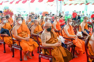 ประมวลภาพพิธีฉลองตราตั้ง–พัดยศ เจ้าคณะอำเภออัมพวา วัดจุฬามณี ปี ๒๕๖๖
