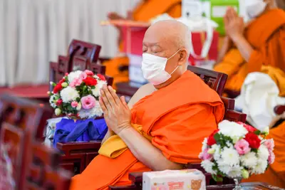 ประมวลภาพพิธีฉลองตราตั้ง–พัดยศ เจ้าคณะอำเภออัมพวา วัดจุฬามณี ปี ๒๕๖๖