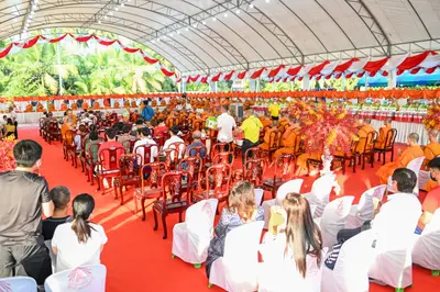 ประมวลภาพพิธีฉลองตราตั้ง–พัดยศ เจ้าคณะอำเภออัมพวา วัดจุฬามณี ปี ๒๕๖๖
