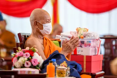 ประมวลภาพพิธีฉลองตราตั้ง–พัดยศ เจ้าคณะอำเภออัมพวา วัดจุฬามณี ปี ๒๕๖๖
