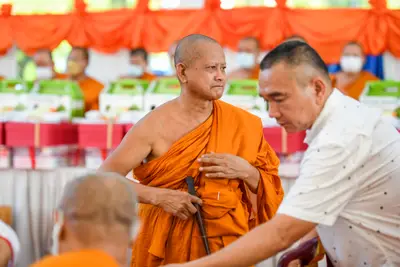 ประมวลภาพพิธีฉลองตราตั้ง–พัดยศ เจ้าคณะอำเภออัมพวา วัดจุฬามณี ปี ๒๕๖๖