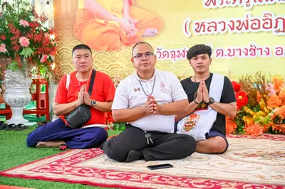 ประมวลภาพพิธีฉลองตราตั้ง–พัดยศ เจ้าคณะอำเภออัมพวา วัดจุฬามณี ปี ๒๕๖๖