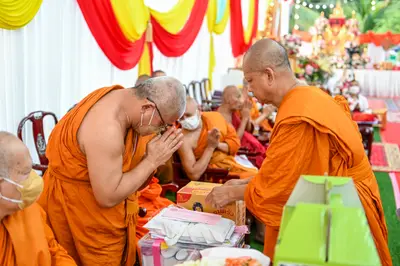 ประมวลภาพพิธีฉลองตราตั้ง–พัดยศ เจ้าคณะอำเภออัมพวา วัดจุฬามณี ปี ๒๕๖๖