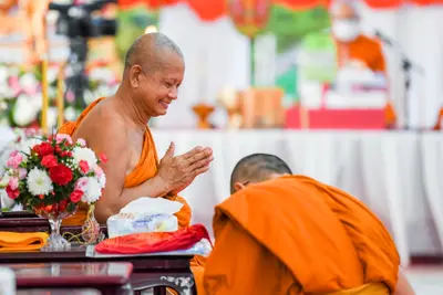 ประมวลภาพพิธีฉลองตราตั้ง–พัดยศ เจ้าคณะอำเภออัมพวา วัดจุฬามณี ปี ๒๕๖๖