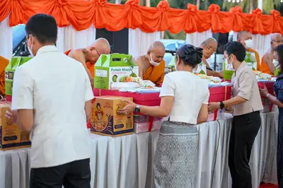 ประมวลภาพพิธีฉลองตราตั้ง–พัดยศ เจ้าคณะอำเภออัมพวา วัดจุฬามณี ปี ๒๕๖๖
