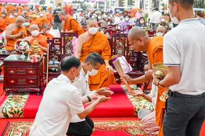 ประมวลภาพพิธีฉลองตราตั้ง–พัดยศ เจ้าคณะอำเภออัมพวา วัดจุฬามณี ปี ๒๕๖๖