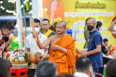 ประมวลภาพพิธีฉลองตราตั้ง–พัดยศ เจ้าคณะอำเภออัมพวา วัดจุฬามณี ปี ๒๕๖๖