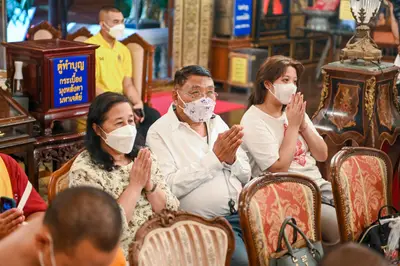 ประมวลภาพพิธีฉลองตราตั้ง–พัดยศ เจ้าคณะอำเภออัมพวา วัดจุฬามณี ปี ๒๕๖๖