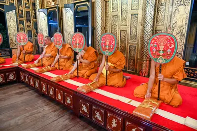 ประมวลภาพพิธีฉลองตราตั้ง–พัดยศ เจ้าคณะอำเภออัมพวา วัดจุฬามณี ปี ๒๕๖๖