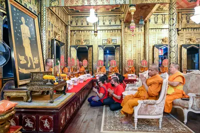 ประมวลภาพพิธีฉลองตราตั้ง–พัดยศ เจ้าคณะอำเภออัมพวา วัดจุฬามณี ปี ๒๕๖๖