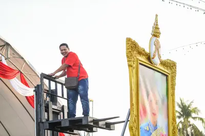 ประมวลภาพพิธีฉลองตราตั้ง–พัดยศ เจ้าคณะอำเภออัมพวา วัดจุฬามณี ปี ๒๕๖๖