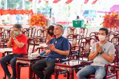 ประมวลภาพพิธีฉลองตราตั้ง–พัดยศ เจ้าคณะอำเภออัมพวา วัดจุฬามณี ปี ๒๕๖๖