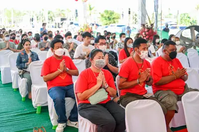 ประมวลภาพพิธีฉลองตราตั้ง–พัดยศ เจ้าคณะอำเภออัมพวา วัดจุฬามณี ปี ๒๕๖๖