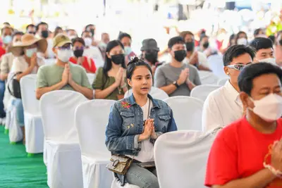 ประมวลภาพพิธีฉลองตราตั้ง–พัดยศ เจ้าคณะอำเภออัมพวา วัดจุฬามณี ปี ๒๕๖๖