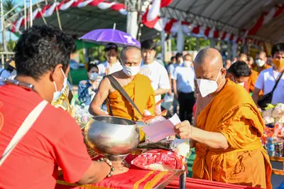 ประมวลภาพพิธีฉลองตราตั้ง–พัดยศ เจ้าคณะอำเภออัมพวา วัดจุฬามณี ปี ๒๕๖๖