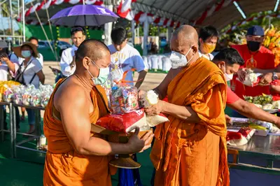 ประมวลภาพพิธีฉลองตราตั้ง–พัดยศ เจ้าคณะอำเภออัมพวา วัดจุฬามณี ปี ๒๕๖๖