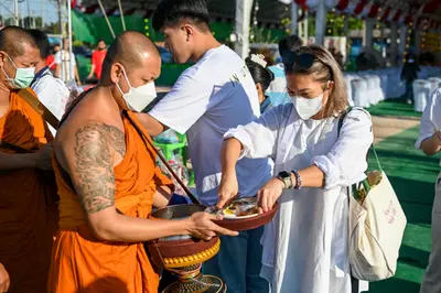 ประมวลภาพพิธีฉลองตราตั้ง–พัดยศ เจ้าคณะอำเภออัมพวา วัดจุฬามณี ปี ๒๕๖๖